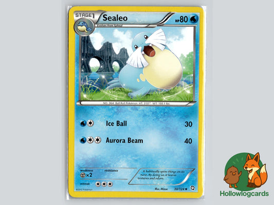 Sealeo (30/124) - Dragons Exalted Pokémon Card
