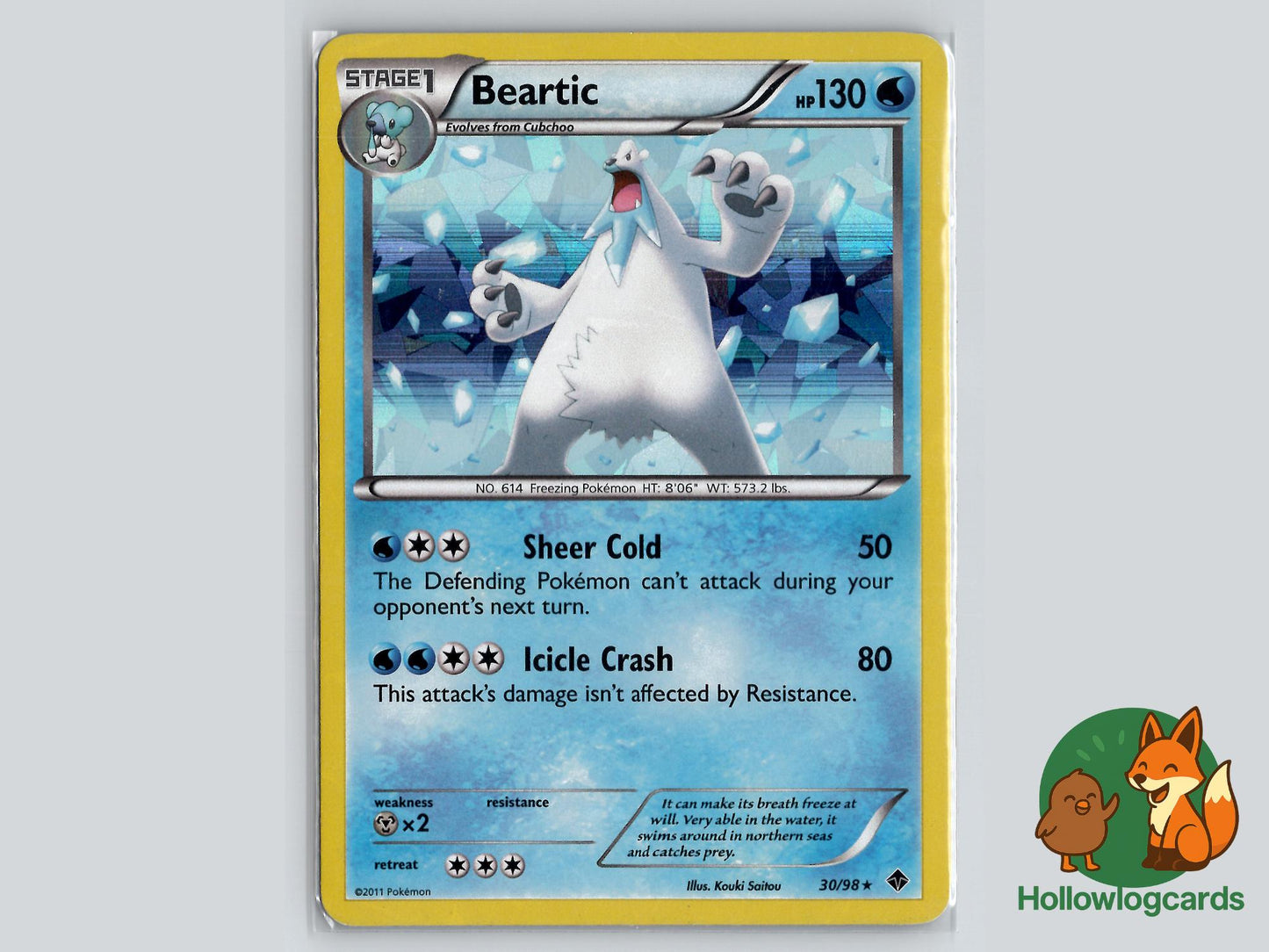 Beartic (30/98) - Emerging Powers Pokémon Card