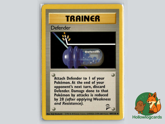 Defender (109/130) - Base Set 2 Pokémon Card