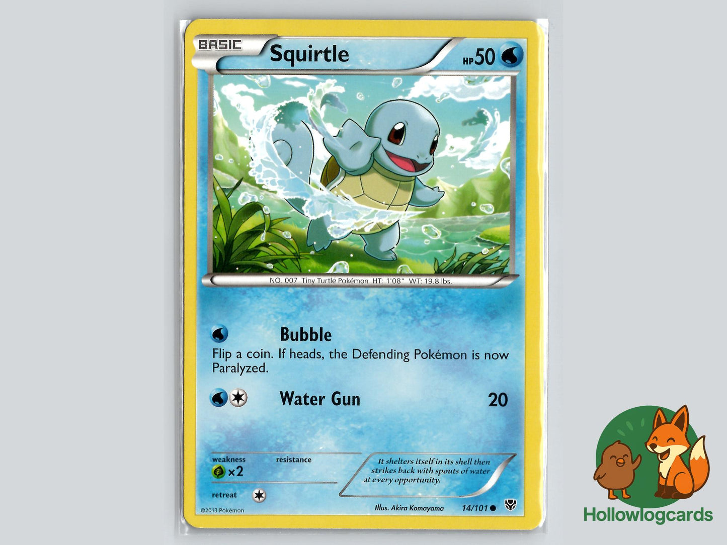 Squirtle (14/101) - Plasma Blast Pokémon Card