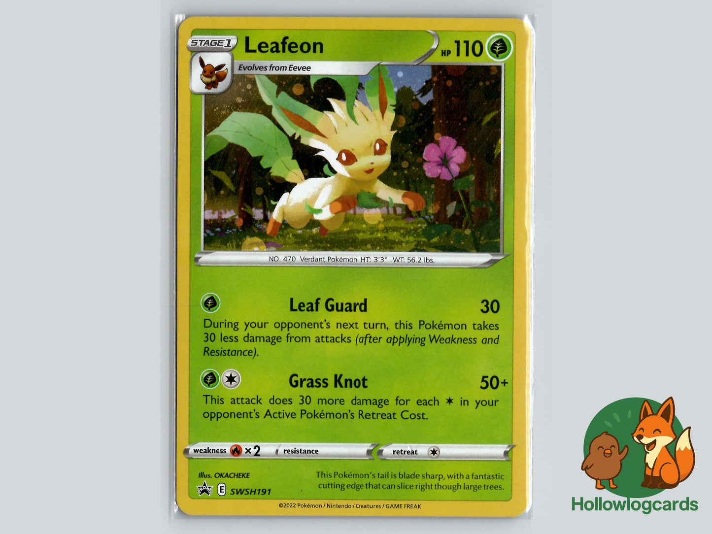Leafeon (SWSH191) - SWSH Black Star Pokémon Card