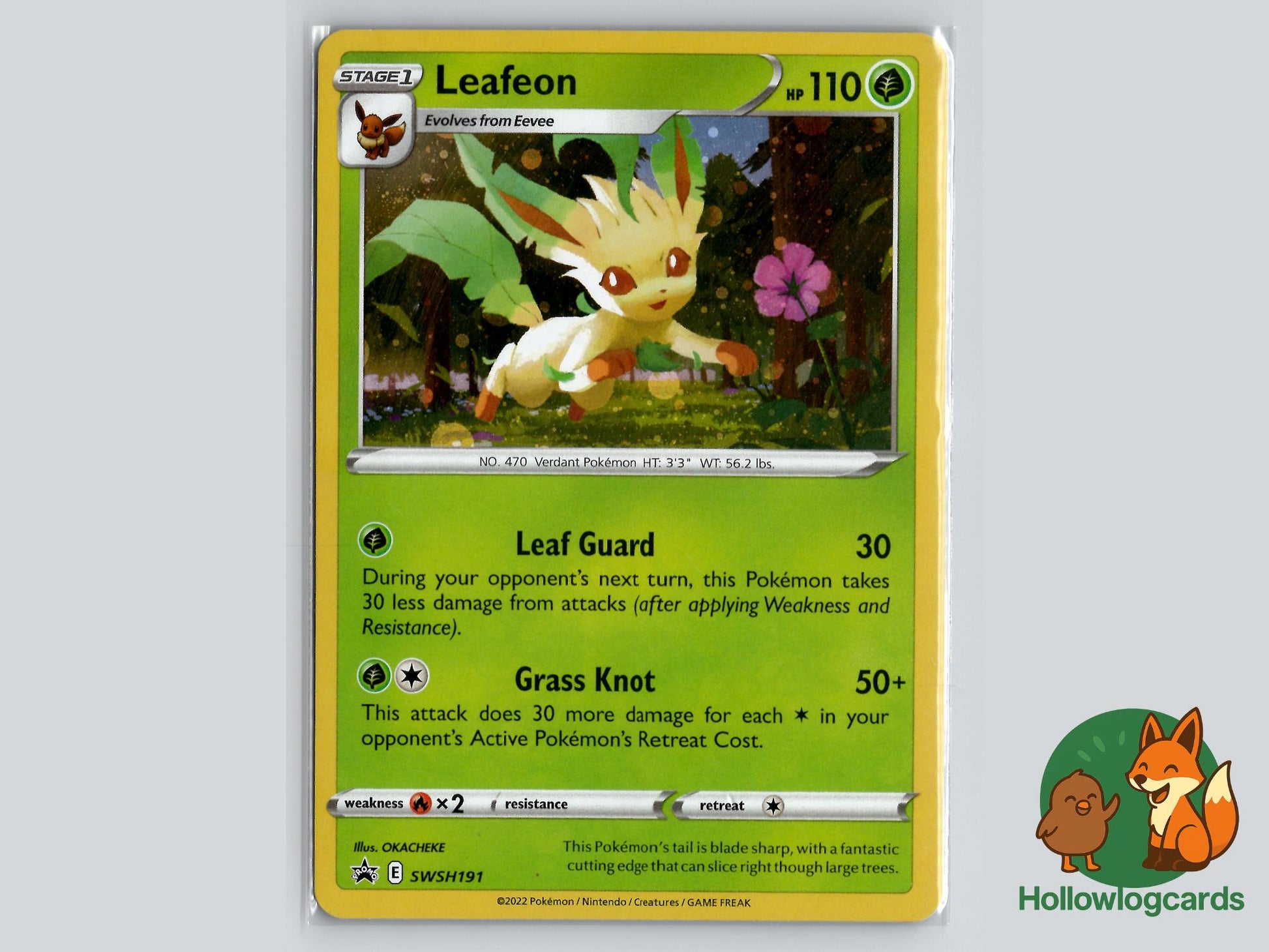 Leafeon (SWSH191) - SWSH Black Star Pokémon Card