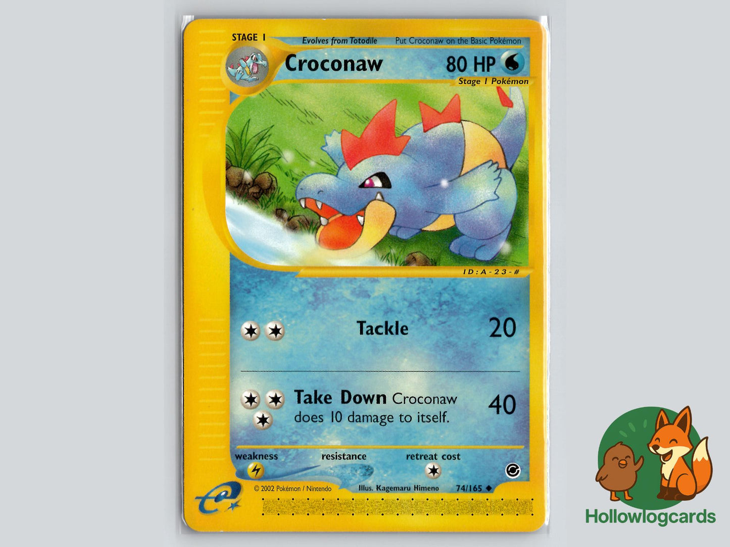 Croconaw (74/165) - Expedition Base Set Pokémon Card