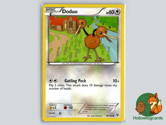 Doduo (99/135) - Plasma Storm Pokémon Card