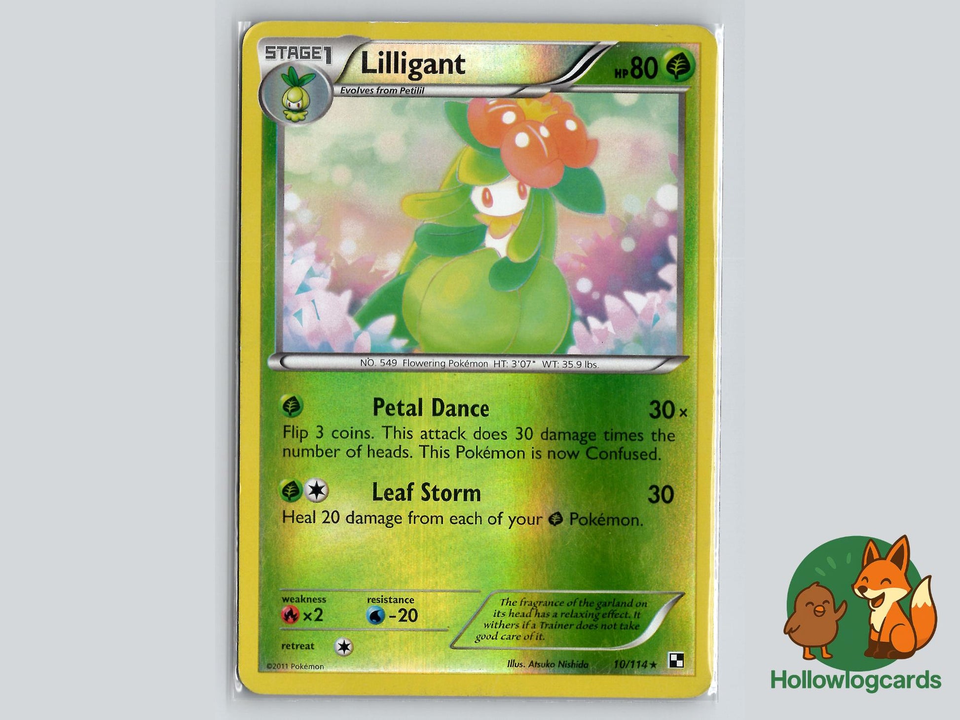 Lilligant (10/114) - Black & White Pokémon Card