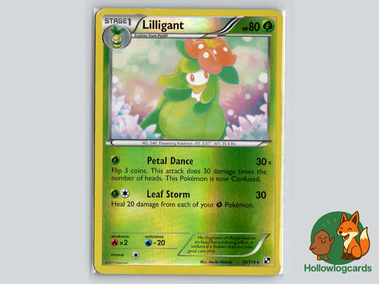 Lilligant (10/114) - Black & White Pokémon Card