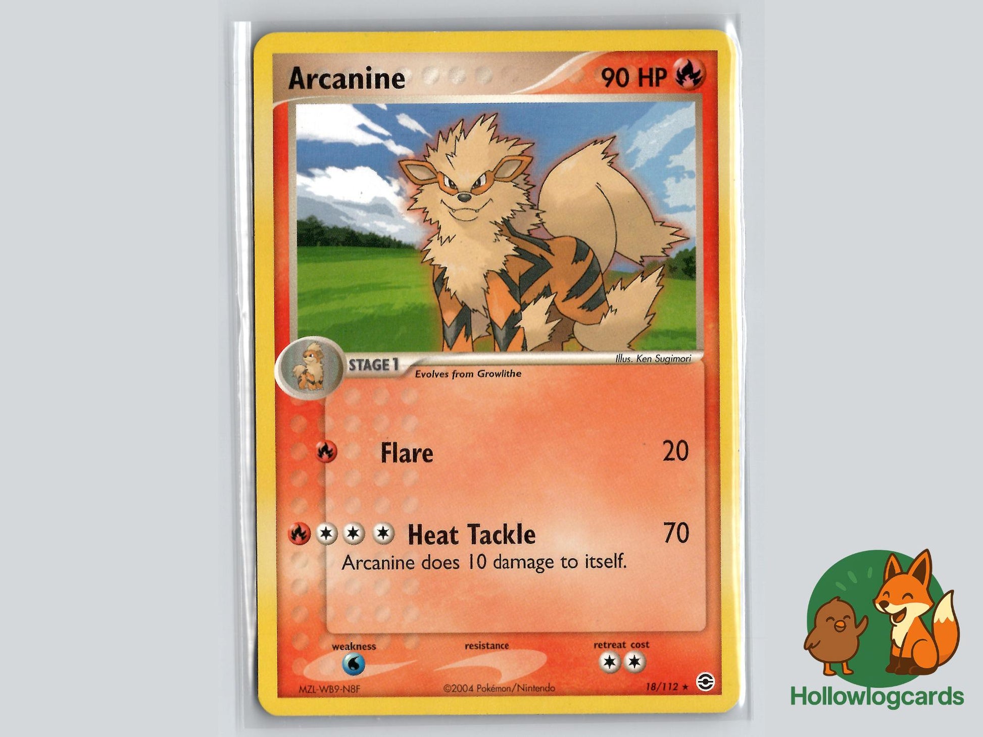 Arcanine (18/112) - FireRed & LeafGreen Pokémon Card
