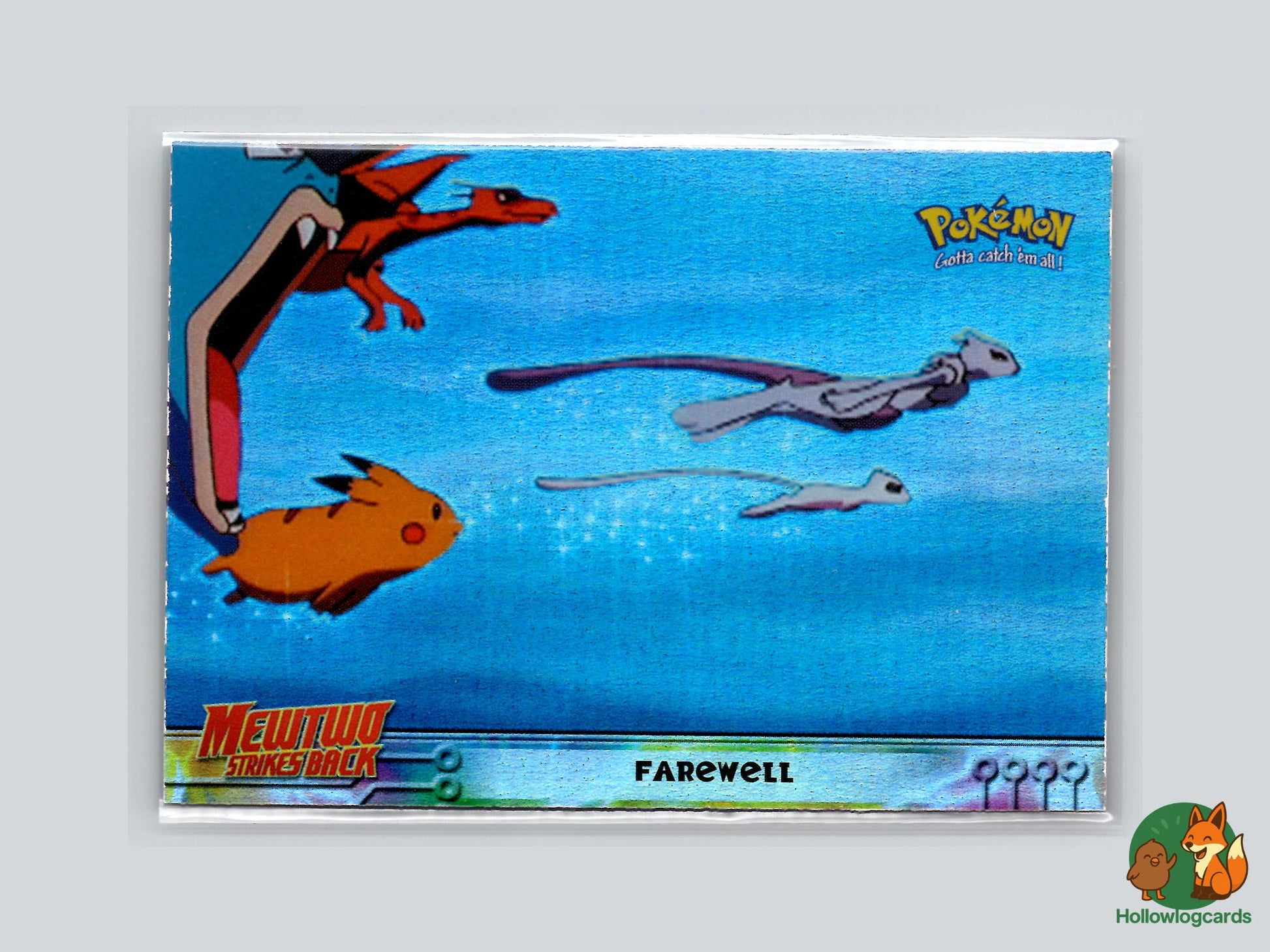 Farewell [Gyarados Pikachu Charizard] - Topps Mewtwo Strikes Back Trading Cards Pokémon Card