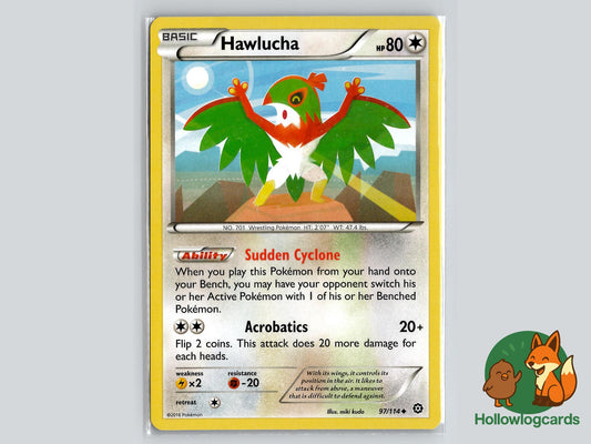 Hawlucha (97/114) - Steam Siege Pokémon Card