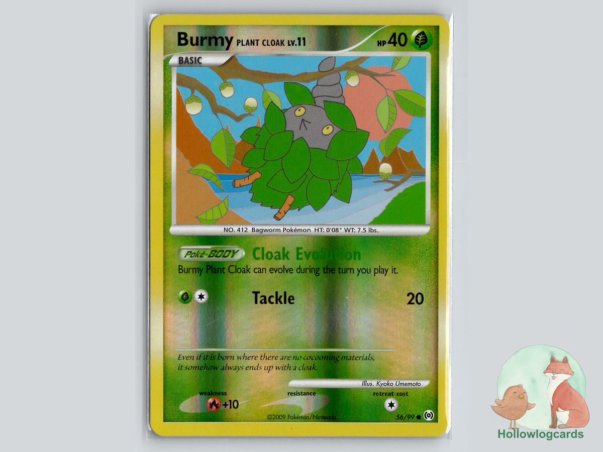 Burmy Plant Cloak (56/99) - Arceus Pokémon Card