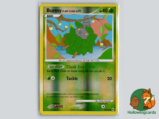 Burmy Plant Cloak (56/99) - Arceus Pokémon Card