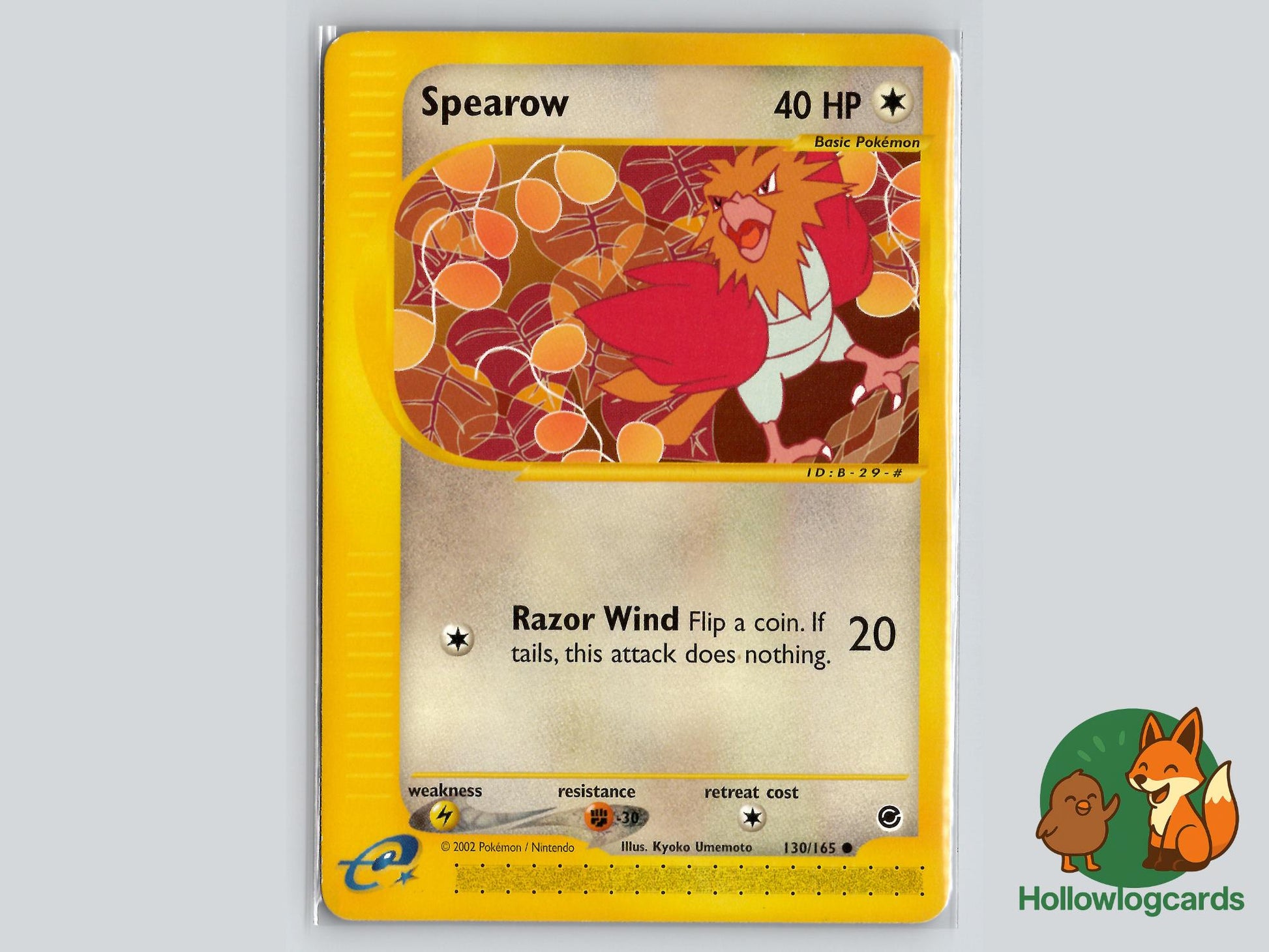 Spearow (130/165) - Expedition Base Set Pokémon Card