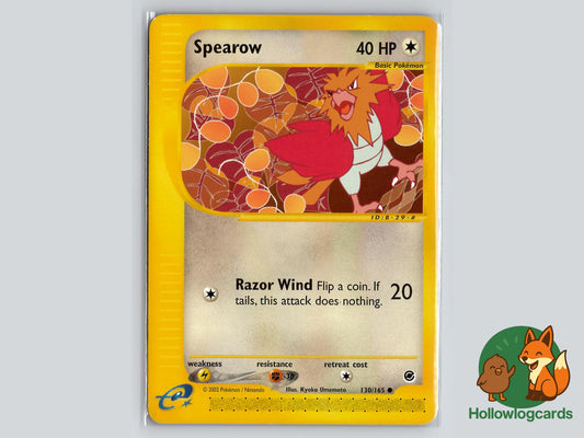 Spearow (130/165) - Expedition Base Set Pokémon Card