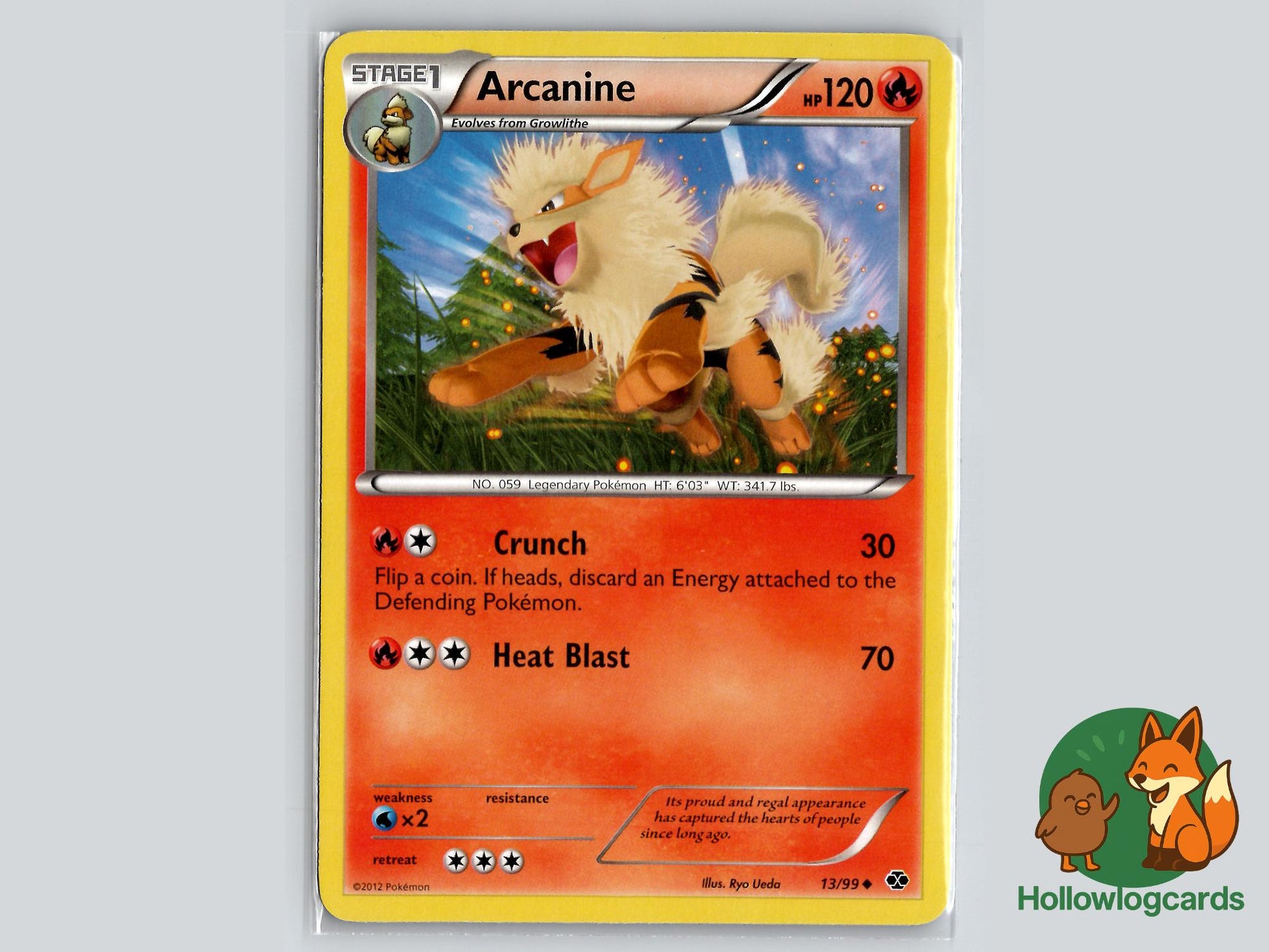 Arcanine (13/99) - Next Destinies Pokémon Card