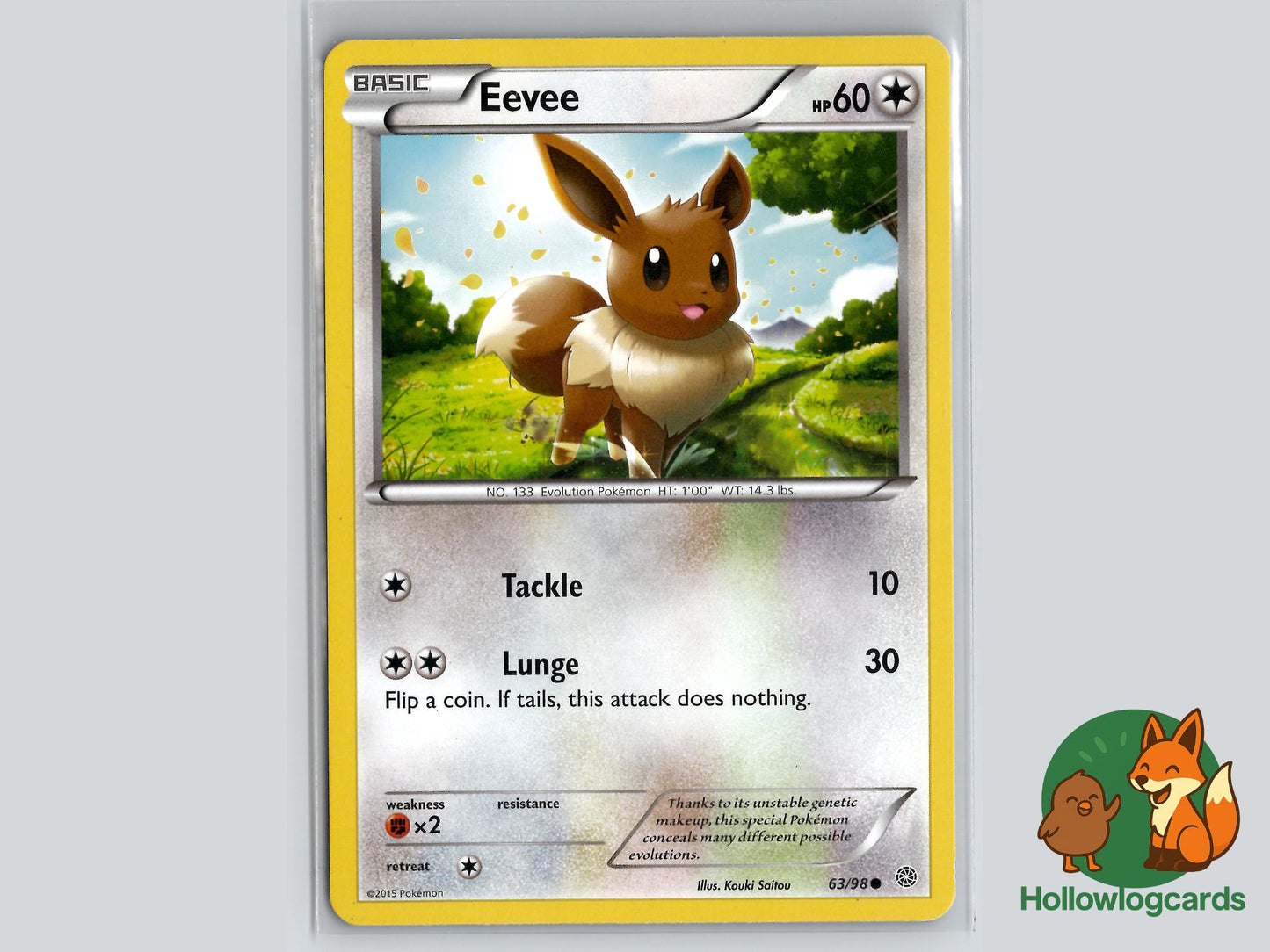 Eevee (63/98) - Ancient Origins Pokémon Card
