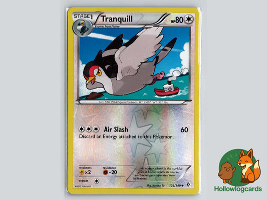 Tranquill (124/149) - Boundaries Crossed Pokémon Card
