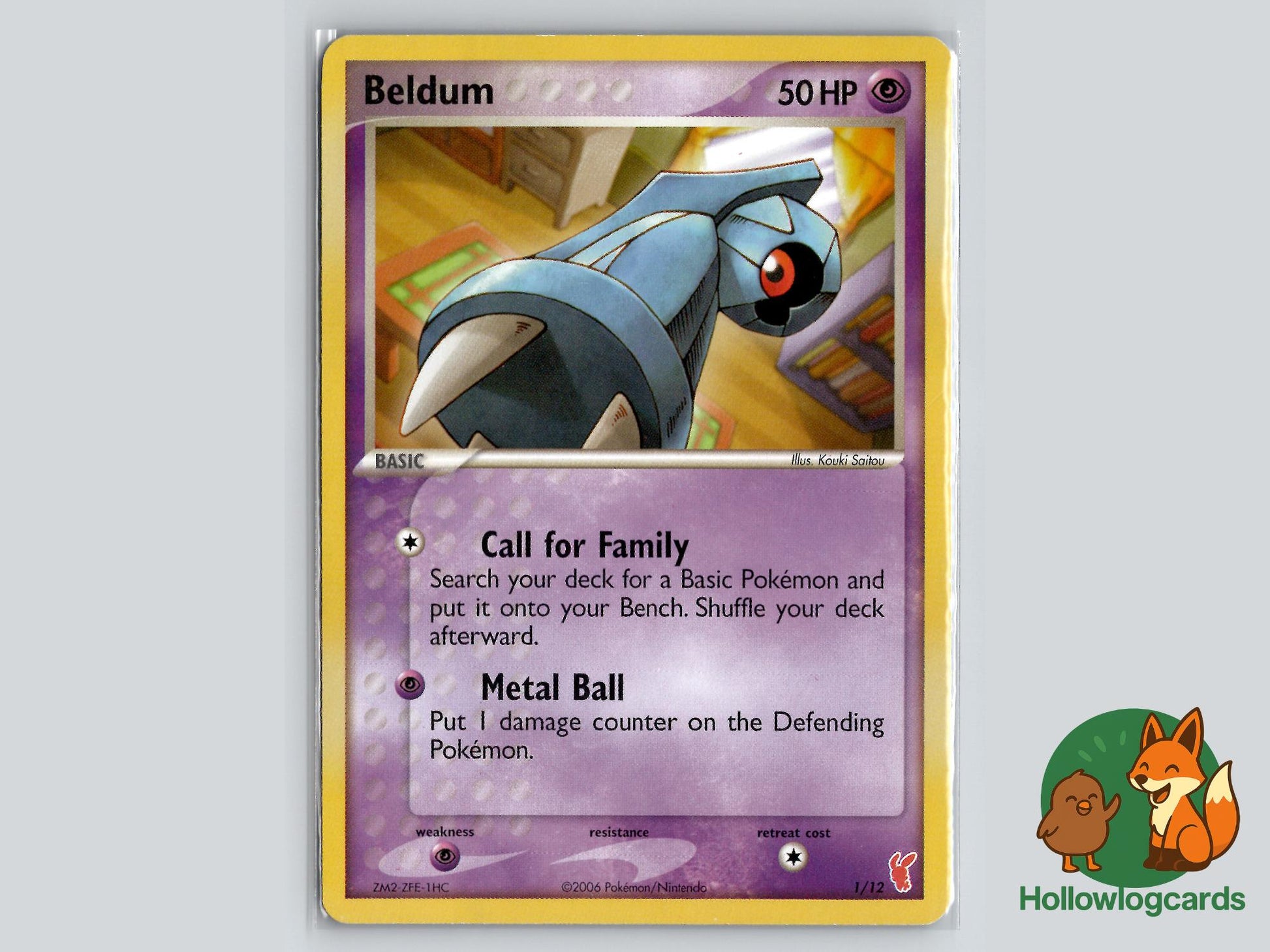 Beldum (1/12) - EX Trainer Kit 2 Plusle Pokémon Card