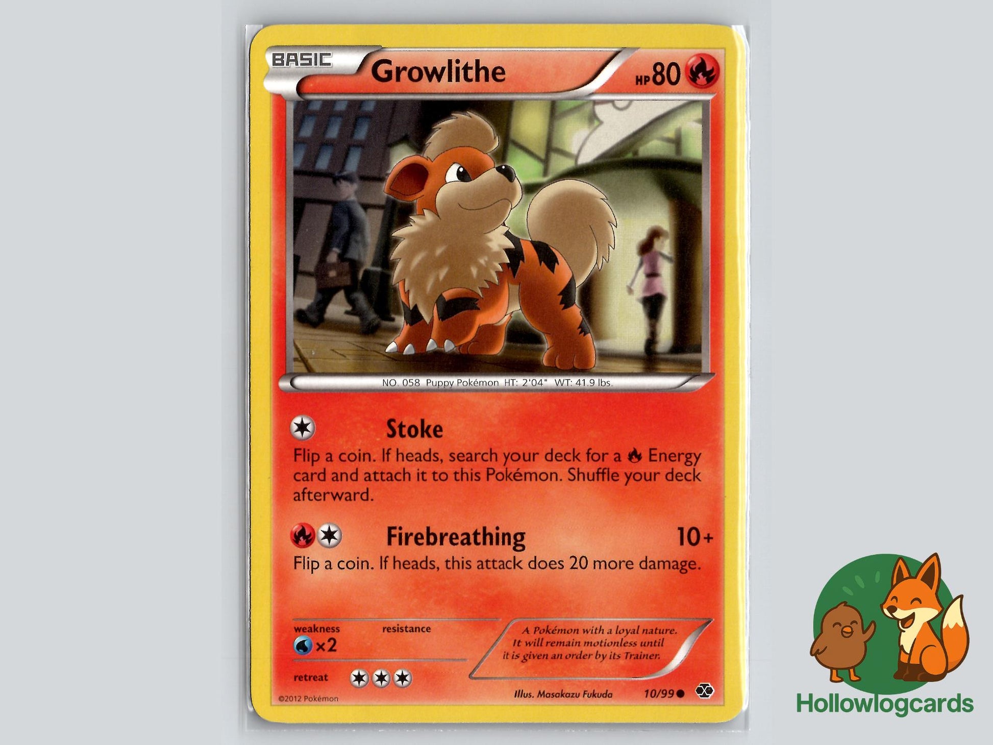 Growlithe (10/99) - Next Destinies Pokémon Card