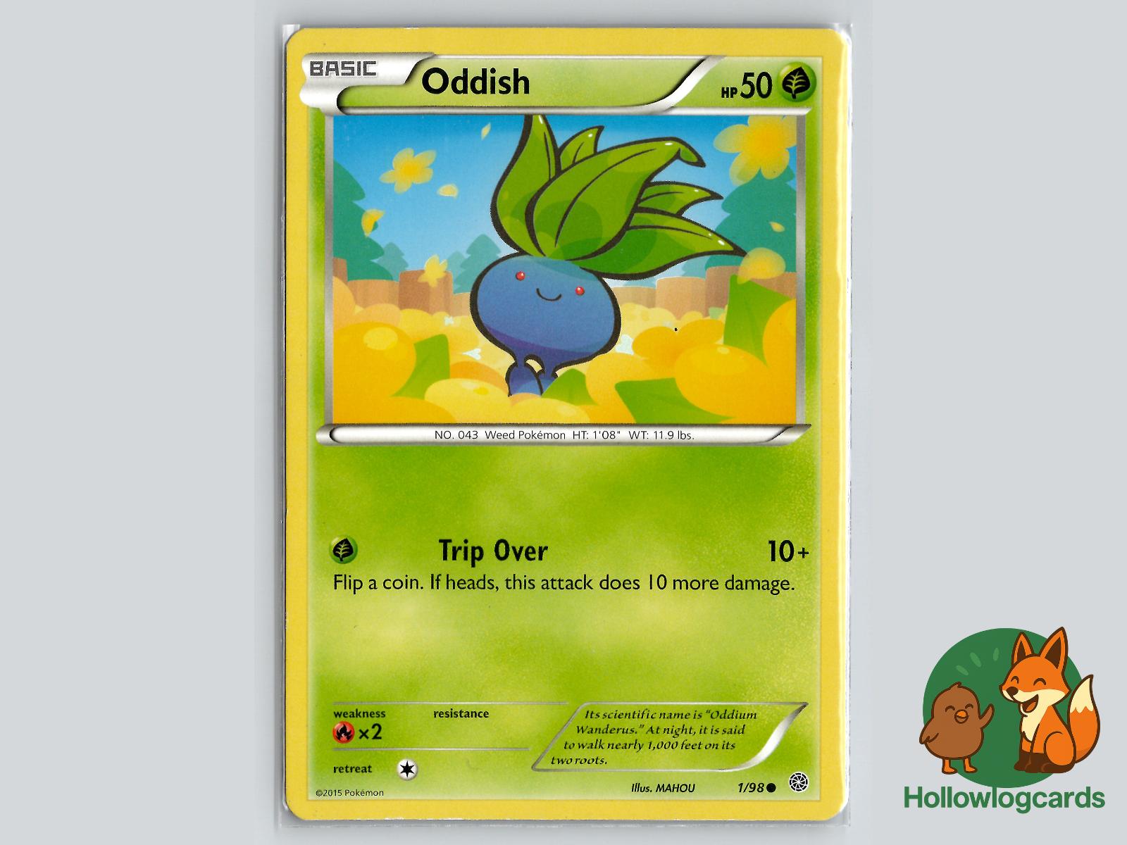 Oddish (1/98) - Ancient Origins Pokémon Card