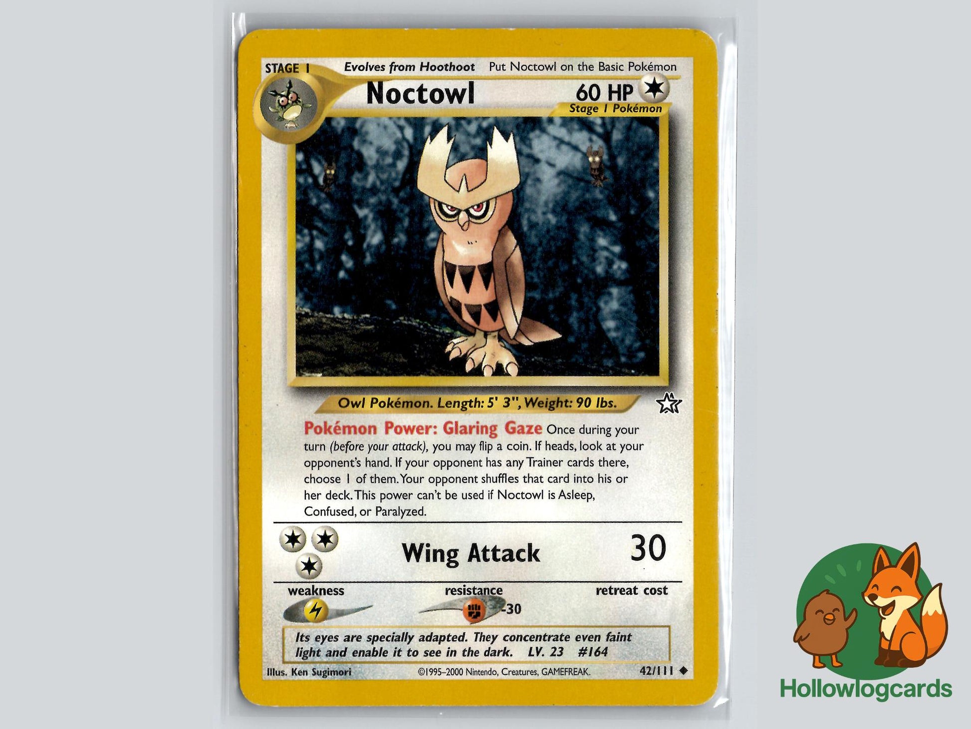 Noctowl (42/111) - Neo Genesis Pokémon Card