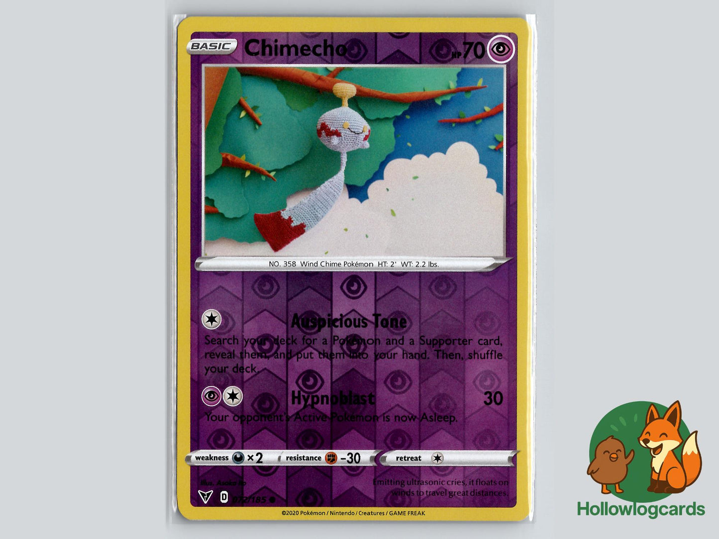 Chimecho (072/185) - Vivid Voltage Pokémon Card