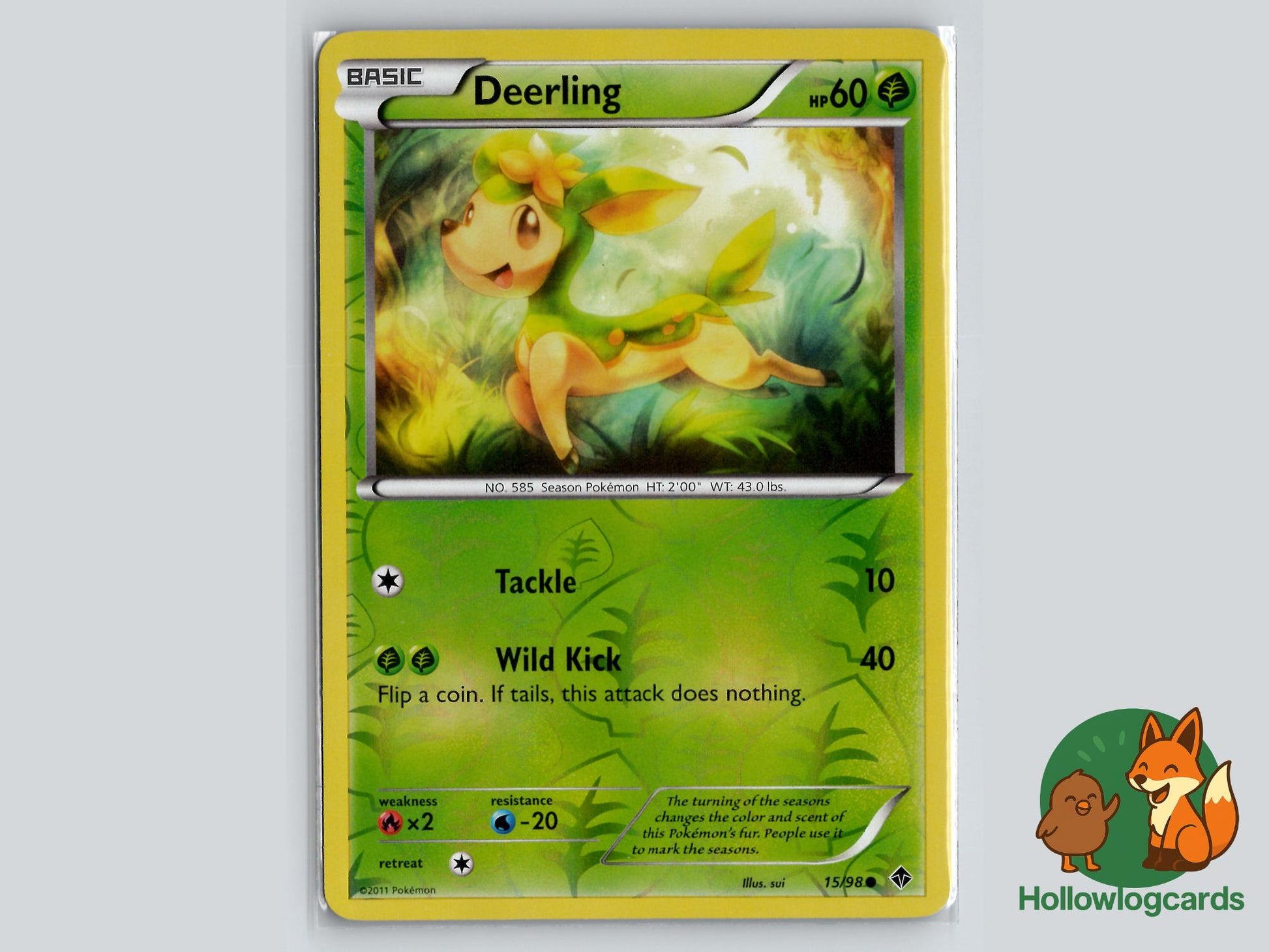 Deerling (15/98) - Emerging Powers Pokémon Card