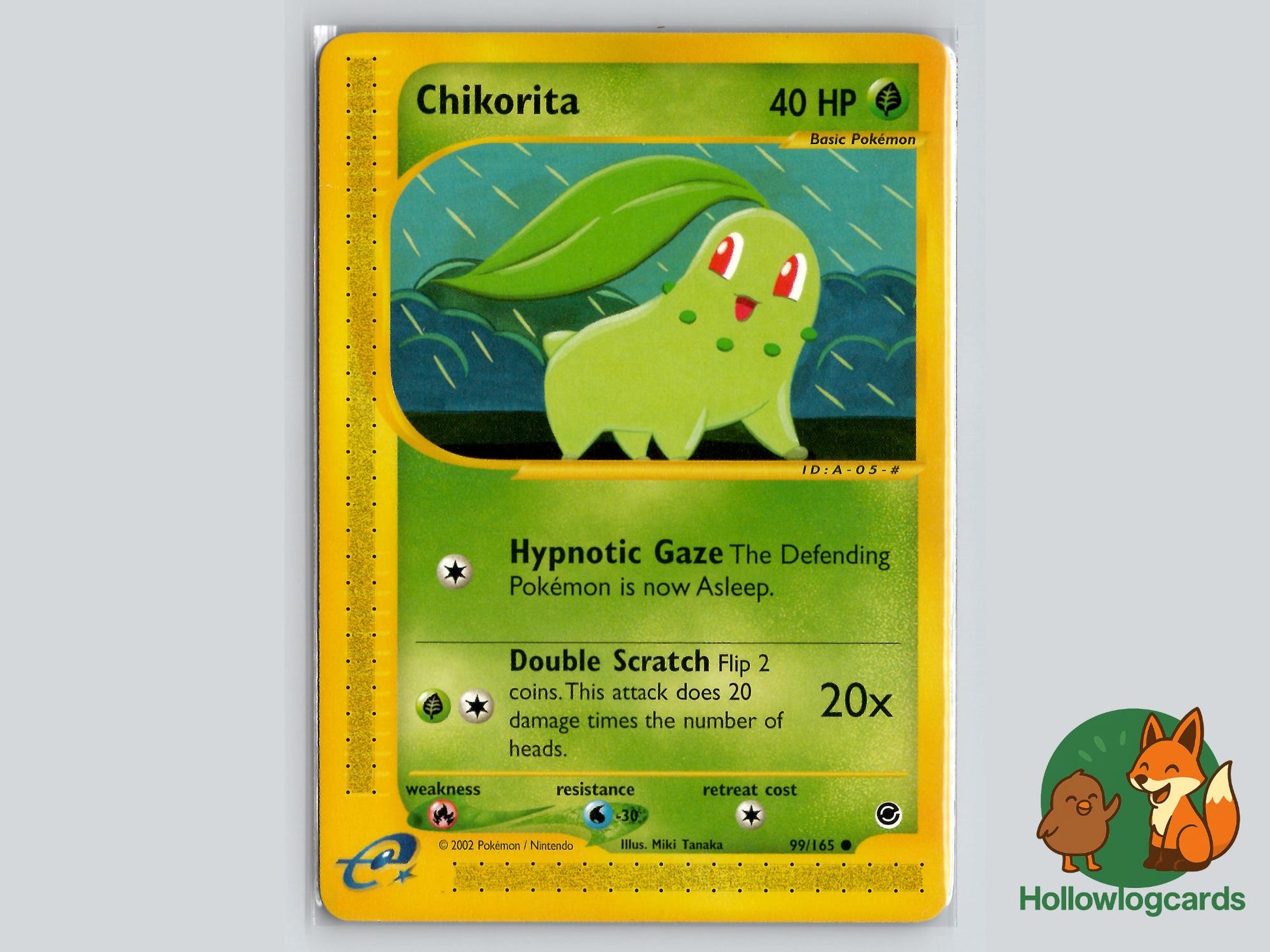 Chikorita (99/165) - Expedition Base Set Pokémon Card