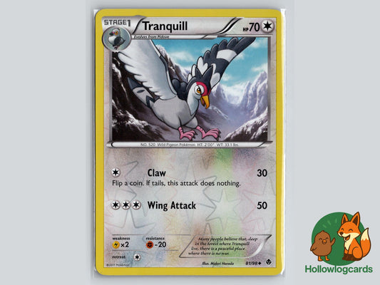 Tranquill (81/98) - Emerging Powers Pokémon Card