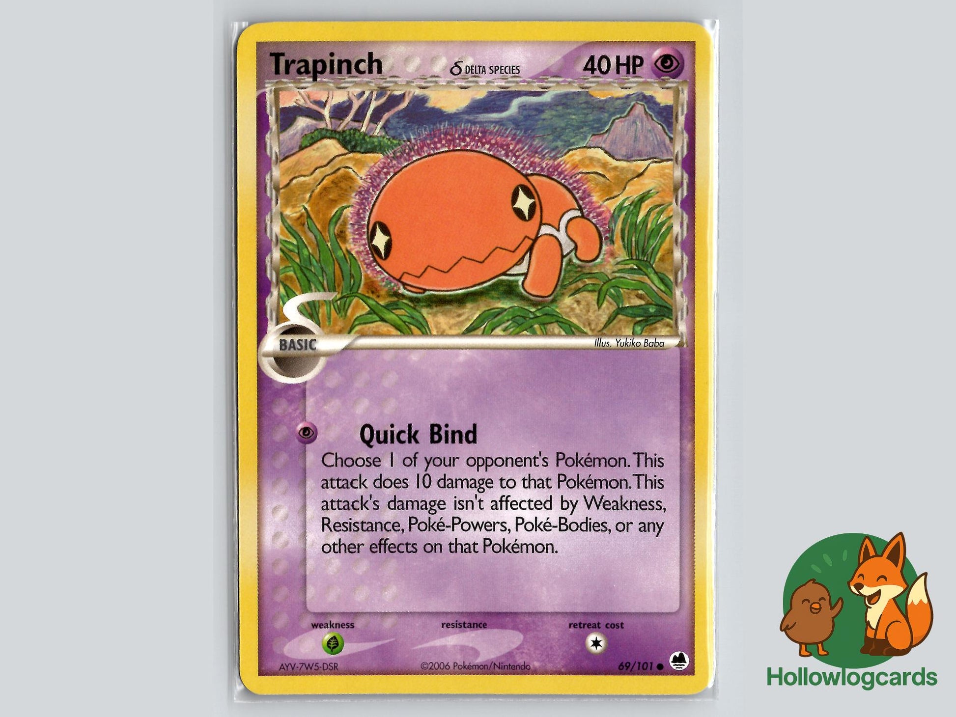 Trapinch (69/101) - Dragon Frontiers Pokémon Card