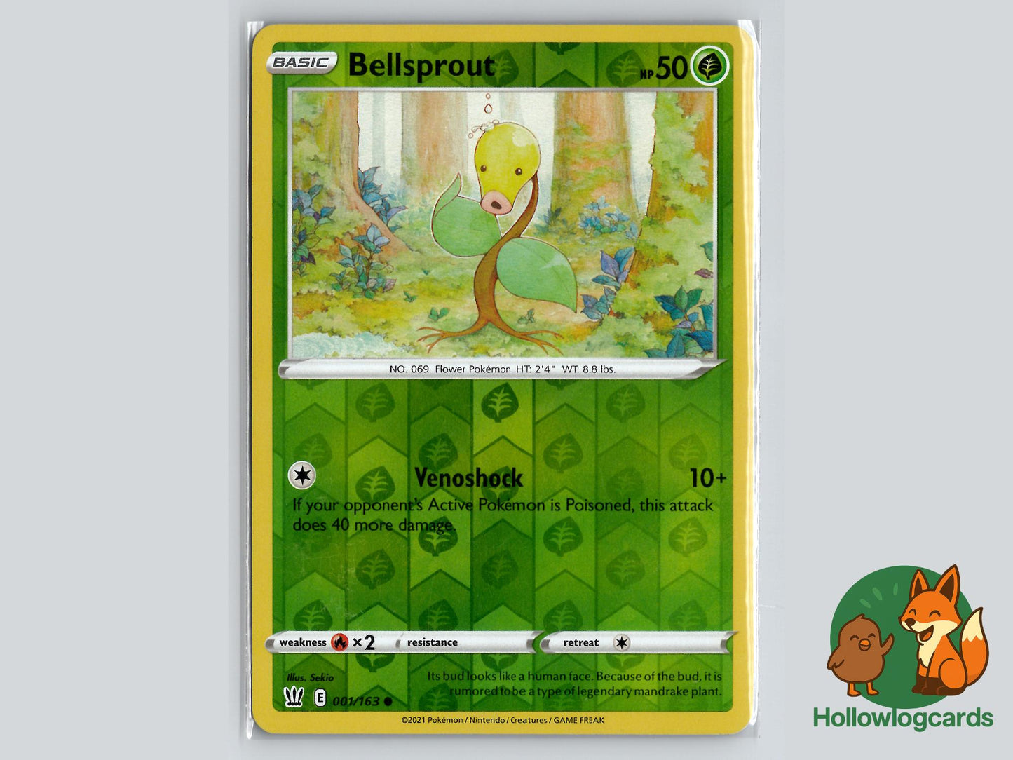 Bellsprout (001/163) - Battle Styles Pokémon Card