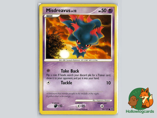 Misdreavus (83/127) - Platinum Pokémon Card