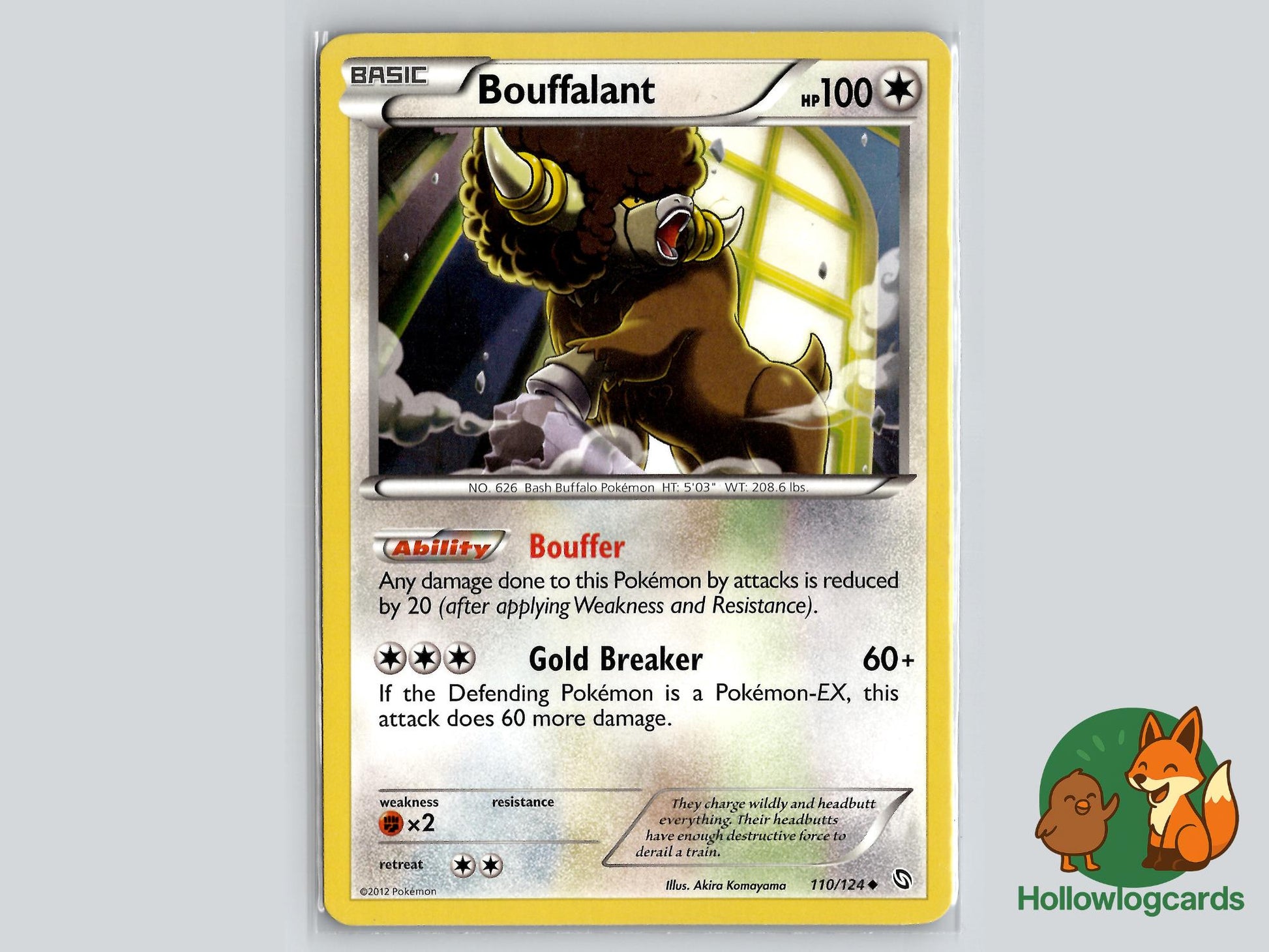 Bouffalant (110/124) - Dragons Exalted Pokémon Card