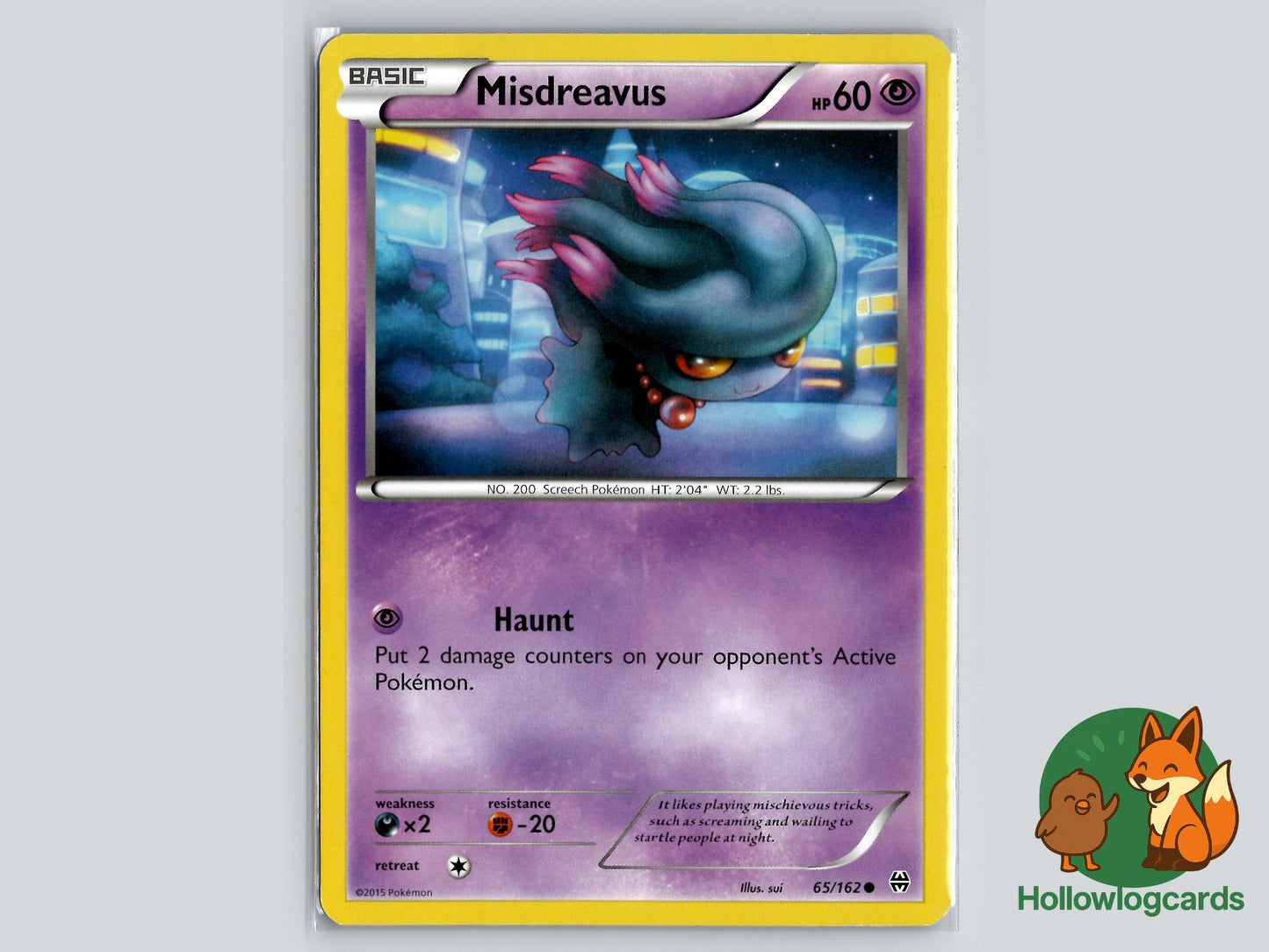 Misdreavus (65/162) - BREAKthrough Pokémon Card