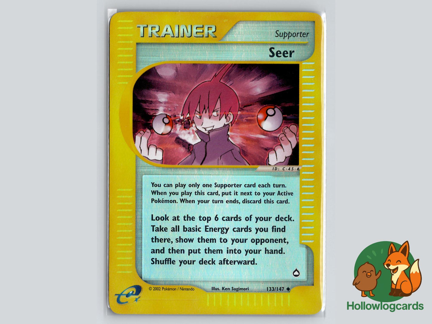 Seer (133/147) - Aquapolis Pokémon Card