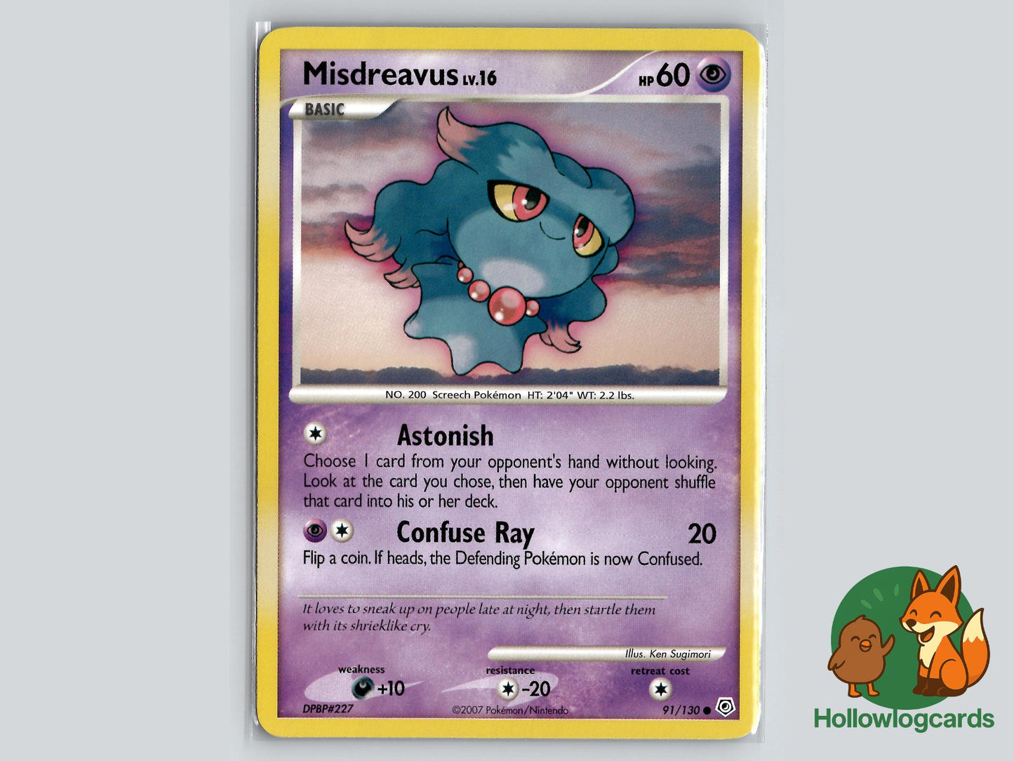 Misdreavus (91/130) - Diamond & Pearl Pokémon Card