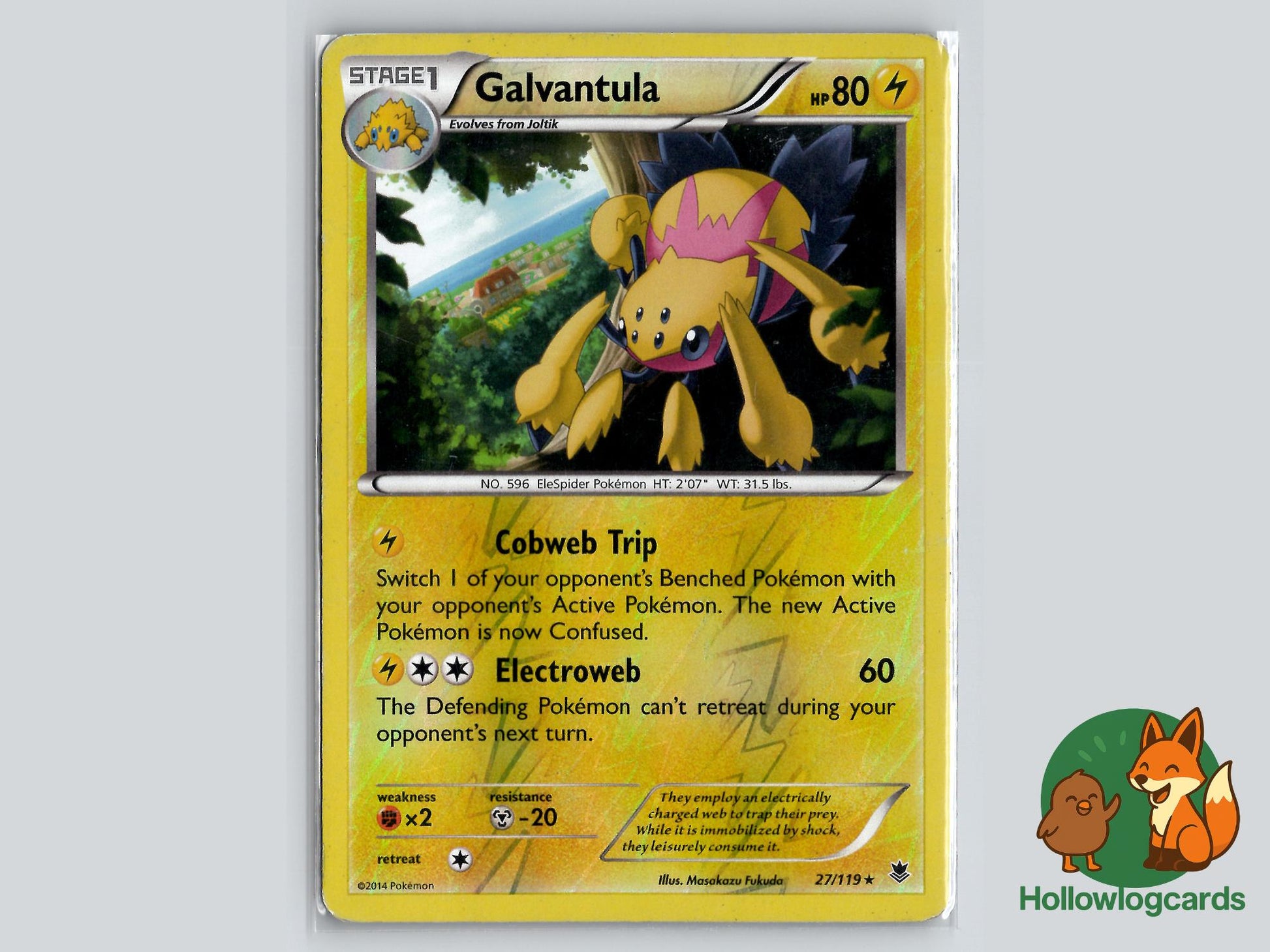 Galvantula (27/119) - Phantom Forces Pokémon Card