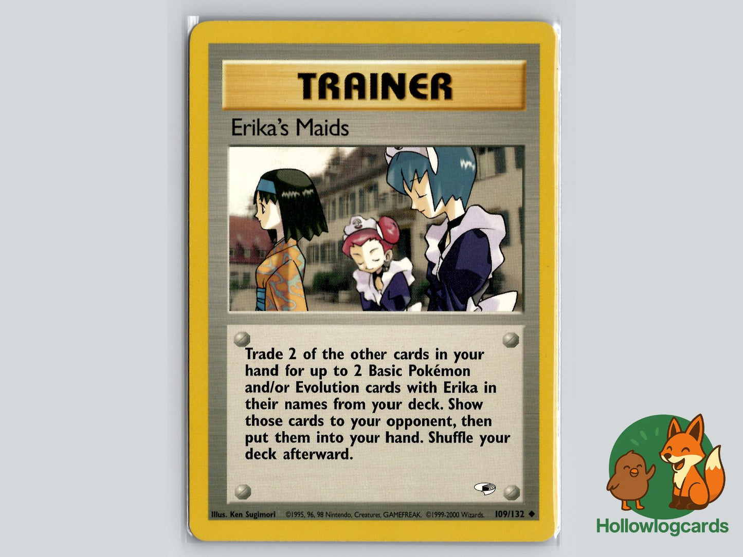 Erika's Maids (109/132) - Gym Heroes Pokémon Card