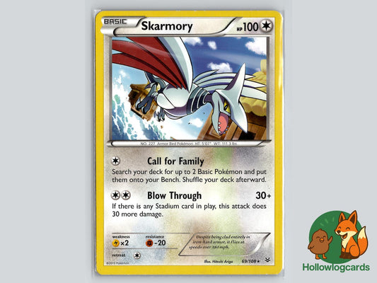 Skarmory (69/108) - Roaring Skies Pokémon Card