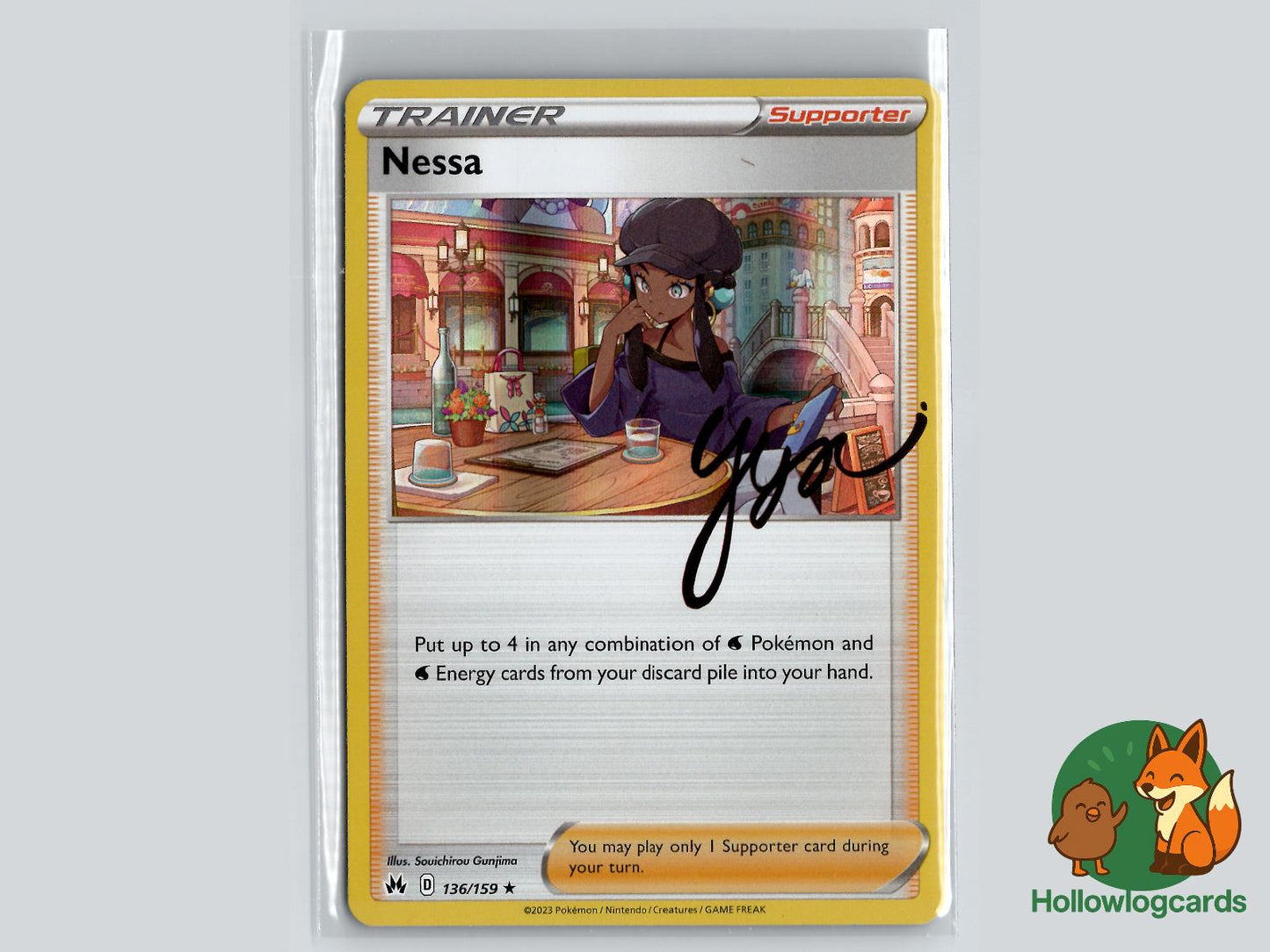 Nessa (136/159) - Crown Zenith Pokémon Card