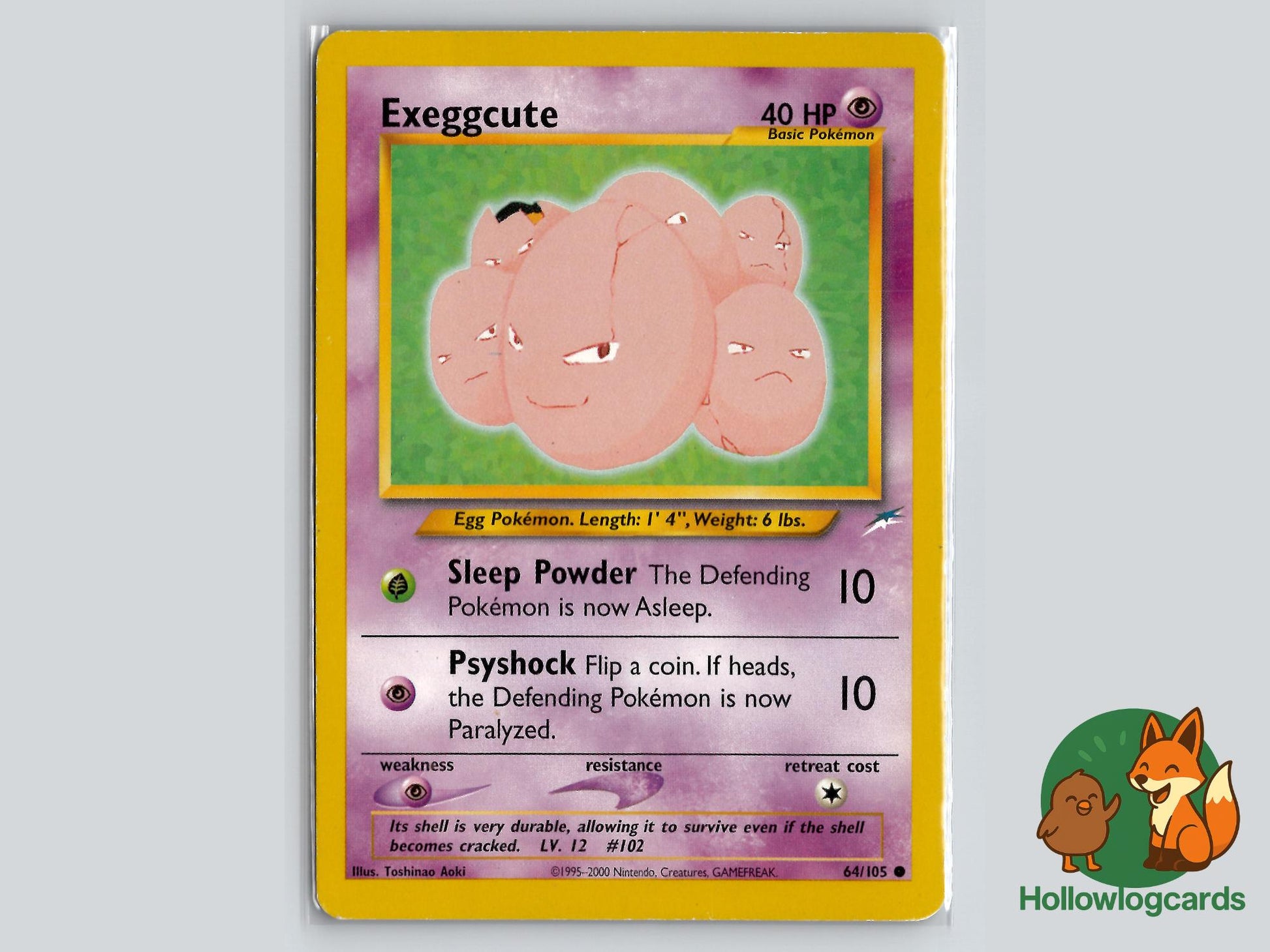 Exeggcute (64/105) - Neo Destiny Pokémon Card