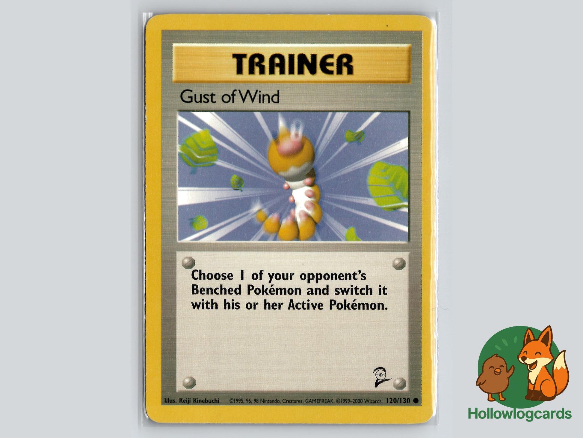 Gust of Wind (120/130) - Base Set 2 Pokémon Card