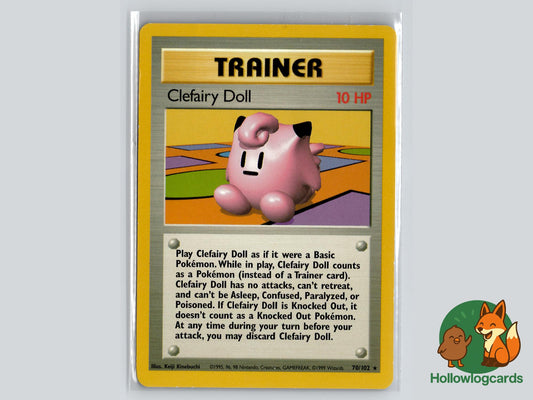Clefairy Doll (70/102) - Base Pokémon Card
