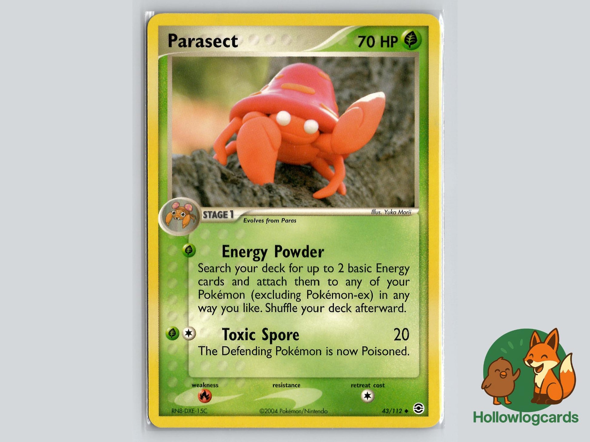 Parasect (43/112) - FireRed & LeafGreen Pokémon Card