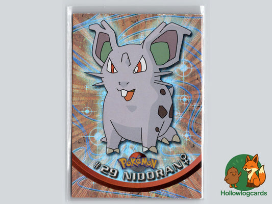 Nidoran - Topps Trading Cards Series 1 Pokémon Card