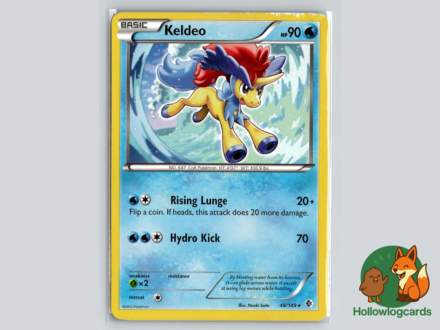 Keldeo (48/149) - Boundaries Crossed Pokémon Card