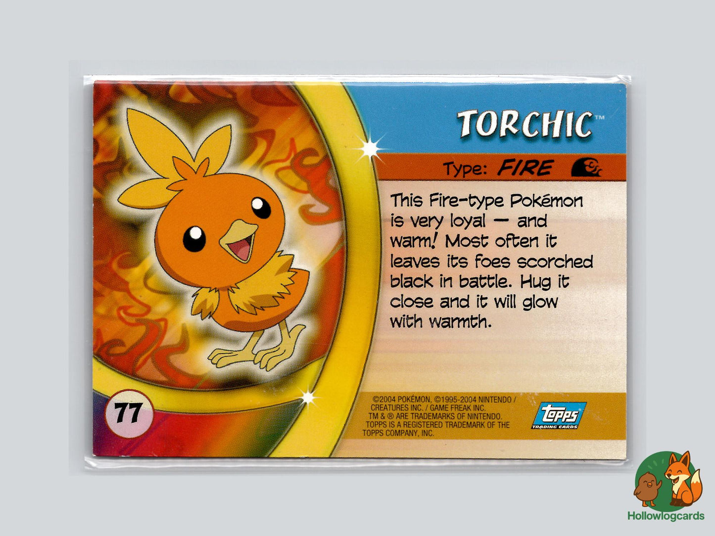 Torchic (#77) - Topps Advanced Challenge