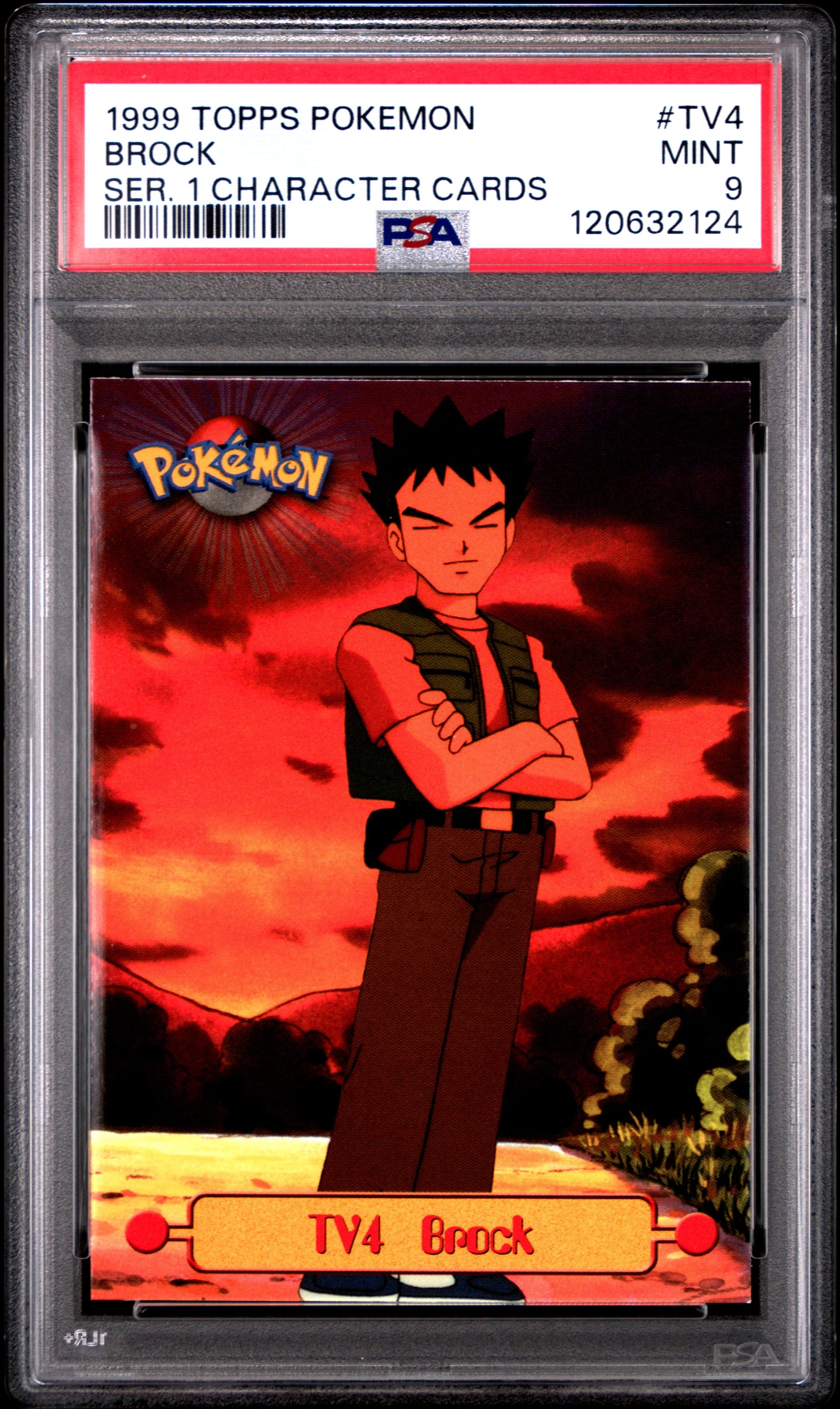 Graded Brock (TV4) Topps Series 1 Character Cards - PSA 9